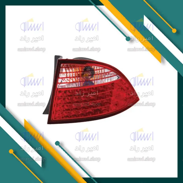 چراغ خطر عقب سورن روی گلگیر راست مدرن